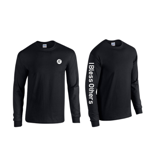 I Bless Others  Long Sleeve T-shirt ( Black)