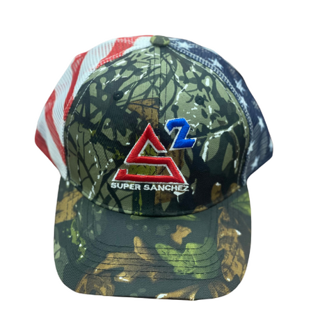 Trucker Hat Hunting v.2 ( Red + White + Blue )