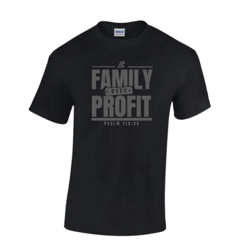 Family Over Profit t-shirt ( Black 2 )