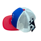 Trucker Hat  (Red + White + Blue )