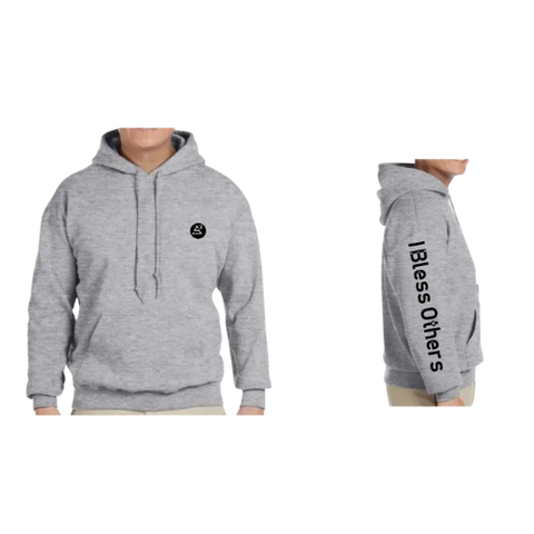 I Bless Others Hoodie ( Light Gray)