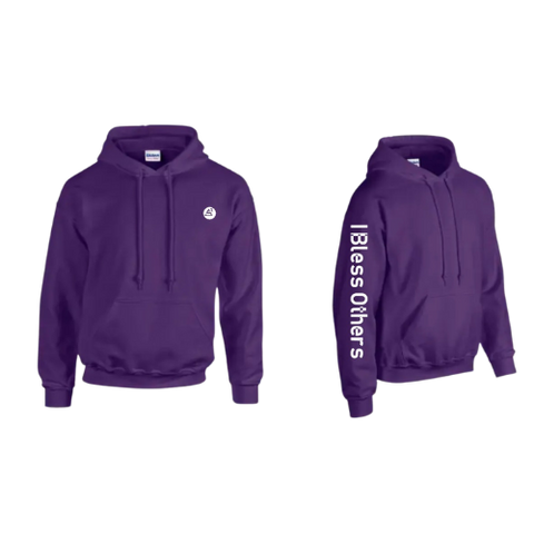 I Bless Others Hoodie ( Purple )