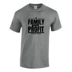 Family Over Profit t-shirt ( Light Gray)