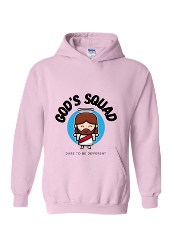 God's Squad Hoodie( Pink)